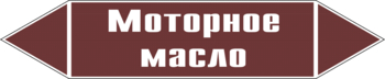 Маркировка трубопровода "моторное масло" (пленка, 507х105 мм) - Маркировка трубопроводов - Маркировки трубопроводов "ЖИДКОСТЬ" - Магазин охраны труда ohranatruda-shop.ru